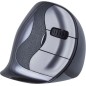 Evoluent VerticalMouse D Medium Laser Trådløs Sort Grå Evoluent VerticalMouse D Medium Laser Trådløs Sort Grå